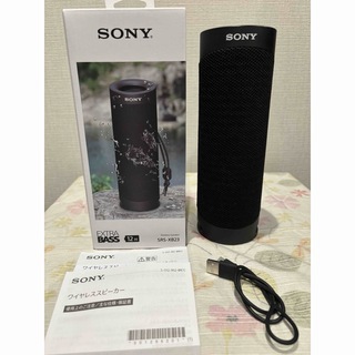 SONY - 【美品】SONY ワイヤレスポータブルスピーカー SRS-XB23(B)