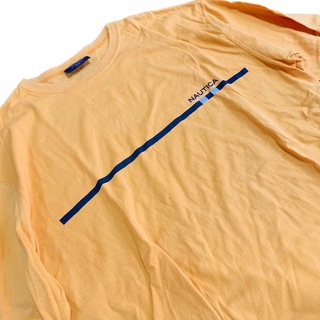 ノーティカ(NAUTICA)の90s 00s NAUTICA ノーティカ　半袖　tシャツ　黄色　イエロー　古着(Tシャツ/カットソー(半袖/袖なし))