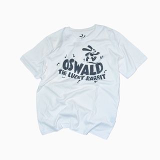 ユニクロ(UNIQLO)のオズワルド ザ ラッキーラビット OSWALD 半袖 Tシャツ ディズニー 白(Tシャツ/カットソー(半袖/袖なし))