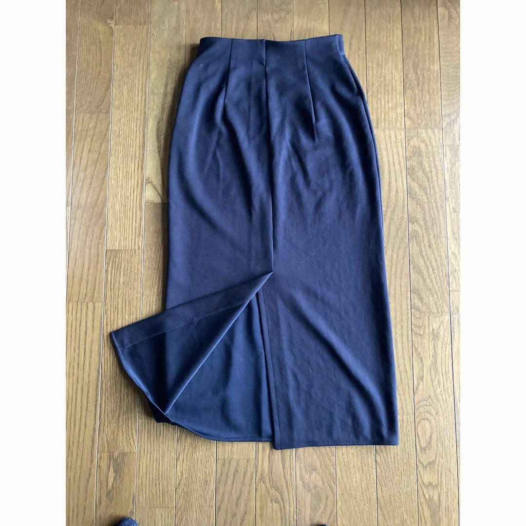 UNIQLO(ユニクロ)のUNIQLO♡ ストレッチスカート♡S ブラック レディースのスカート(ロングスカート)の商品写真