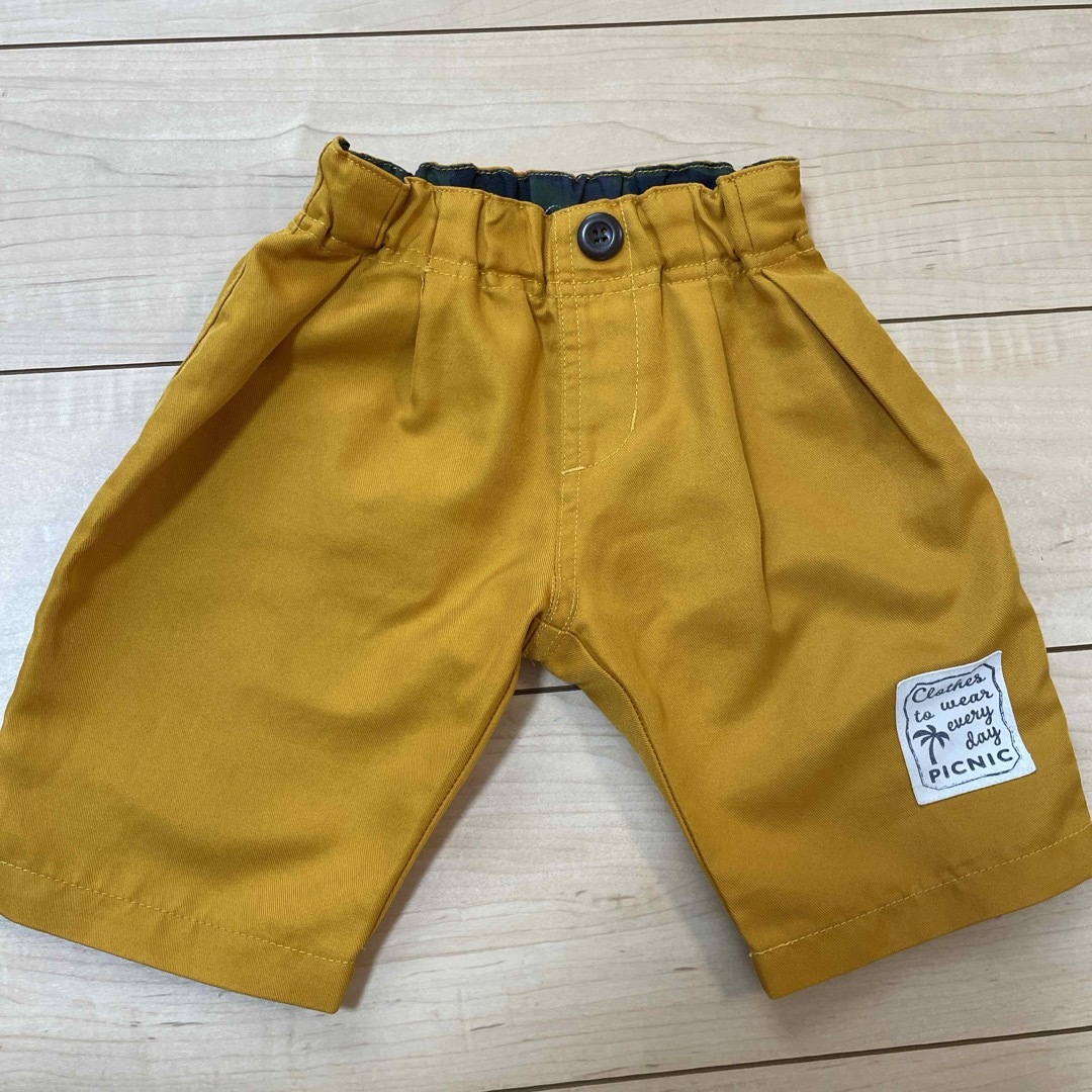 HOT BISCUITS(ホットビスケッツ)のpicnic ハーフパンツ　100cm キッズ/ベビー/マタニティのキッズ服男の子用(90cm~)(パンツ/スパッツ)の商品写真