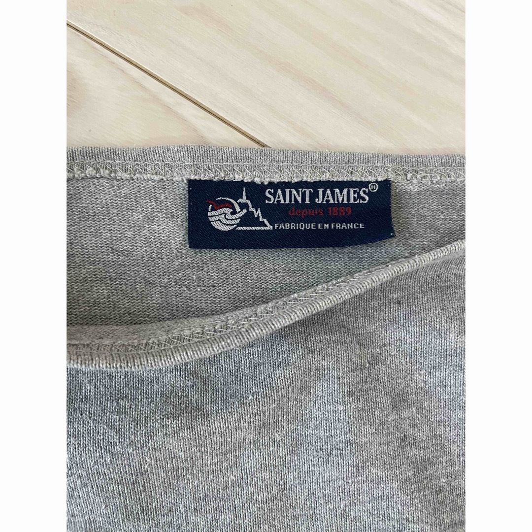 SAINT JAMES(セントジェームス)のセントジェームス【XS】バスクシャツ  クルーネック フランス製 サイズ1 メンズのトップス(Tシャツ/カットソー(七分/長袖))の商品写真