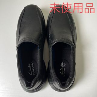 Clarks - 未使用品！クラークスブラックレザー26.5