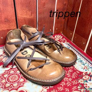 トリッペン(trippen)のtrippen バレリーナシューズ37ブラウン(バレエシューズ)