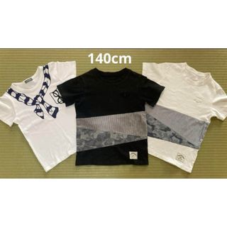 ベルメゾン 千趣会のキッズTシャツ・デザインTシャツ 140cm × 3点セット