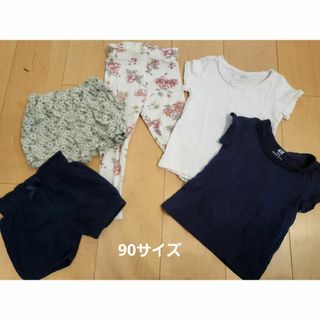 H&M - H&M　西松屋　Tシャツ　パンツ　五点セット