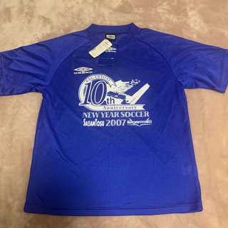 アンブロ(UMBRO)の未使用 サガン鳥栖 10周年 記念シャツ Tシャツ 背番号22 サイン入り(応援グッズ)