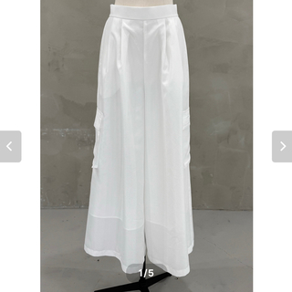 Lig.♡wide cargo pants / white