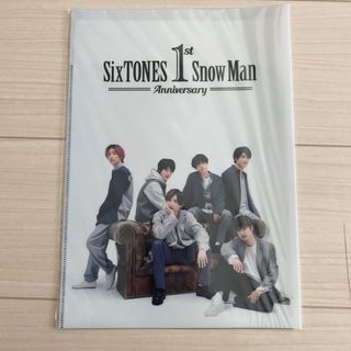 ジャニーズ(Johnny's)のSixTONES SnowMan 1st Anniversary クリアファイル(アイドルグッズ)