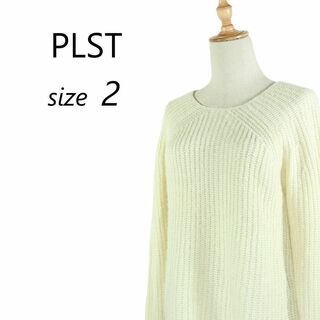 PLST - 【送料無料】プラステ ざっくり編みが可愛いローゲージニット 大人カジュアル 2