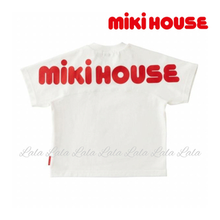 新品　ミキハウス　miki HOUSE バックロゴ　半袖Ｔシャツ
