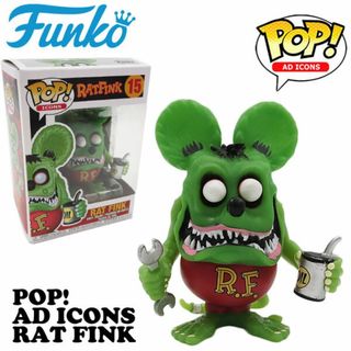 【ラットフィンク フィギュア FUNKO POP!】グリーン 標準カラー ソフビ(その他)