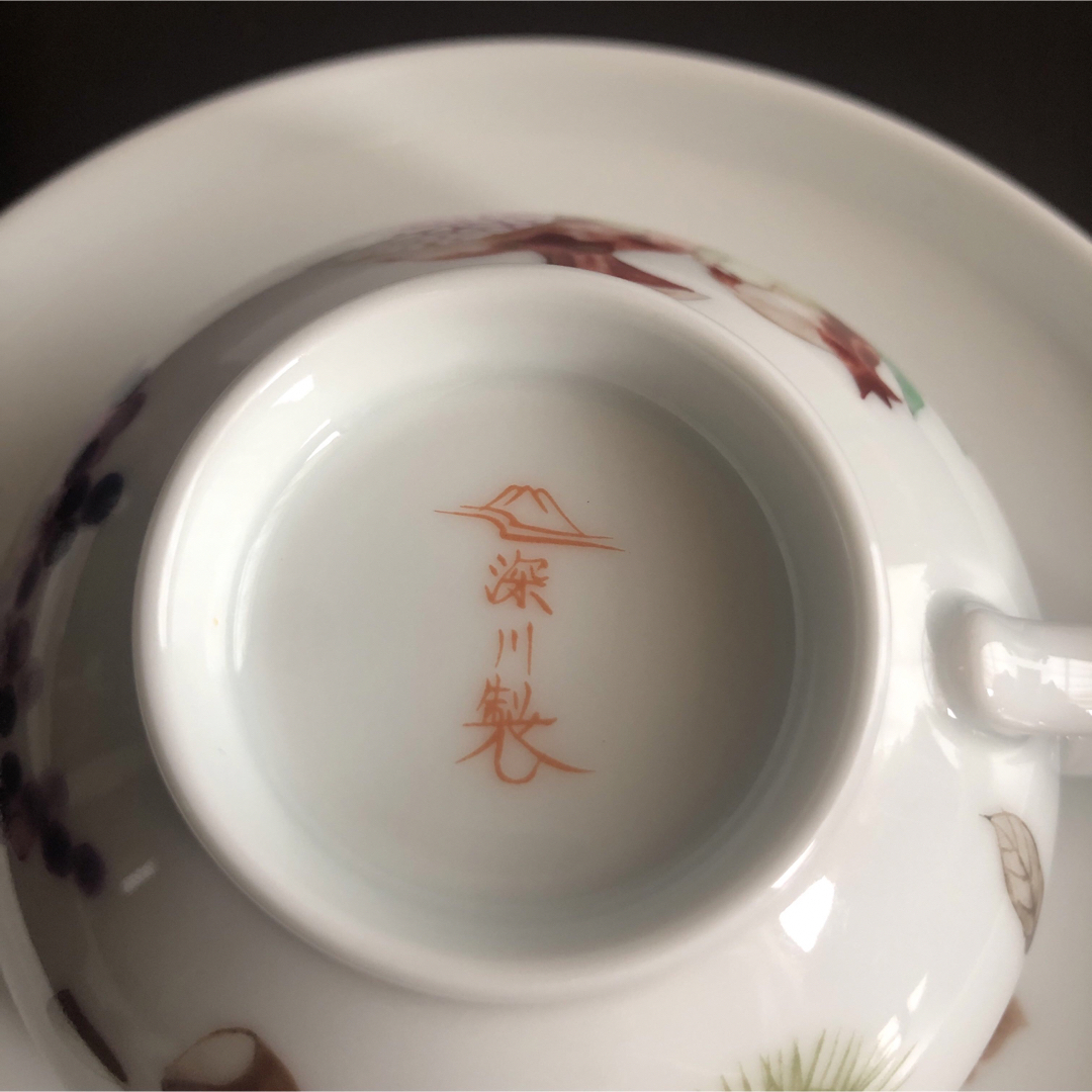 深川製磁 - 深川製磁 紅茶碗皿 豊穣 ティーカップ&ソーサーの 深川製磁 - 深川製磁 紅茶碗皿 豊穣 ティーカップ&ソーサーの
