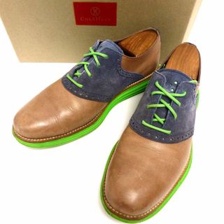 コールハーン(Cole Haan)のコールハーン / COLE HAAN コンビレザー サドルシューズ　8M(ドレス/ビジネス)