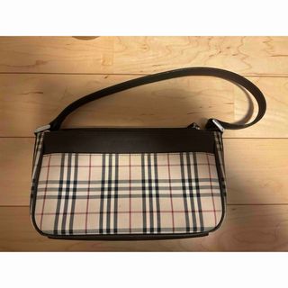 BURBERRY - 美品 BURBERRY ショルダーバッグ キャンバス×サフィアーノレザー