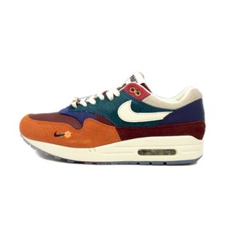 ナイキ(NIKE)のナイキ NIKE × カシーナ KASINA ■ 【 AIR MAX 1 Won-Ang KASINA DQ8475 800 】 エアマックス 1 スエード 刺繍 レザー スニーカー　w18974(スニーカー)