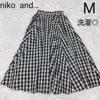 niko and... - ニコアンド niko and… ロングスカート ギンガムチェック M