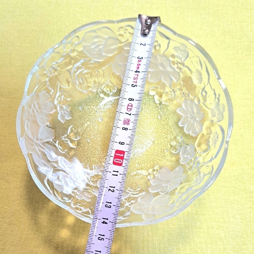 花　フラワー　ガラス鉢　デザート　洋風　145mm インテリア/住まい/日用品のキッチン/食器(食器)の商品写真