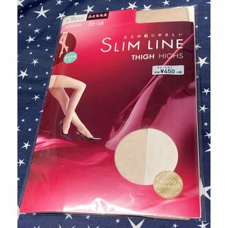 アツギ(Atsugi)のSLIM LINE ストッキング ふともも丈 22cm〜25cm (タイツ/ストッキング)