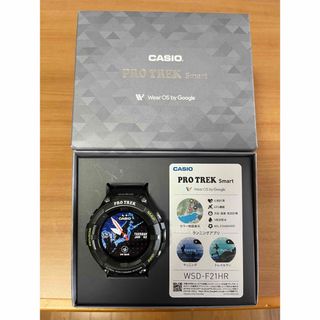 カシオ(CASIO)のPRO TREK Smart   WSD-F21HR-BK(腕時計(デジタル))