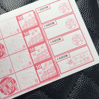 銀だこ　ゴールド　スタンプカード(カード)