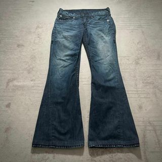 トゥルーレリジョン(True Religion)の超美品 TRUE RELIGION 34 太ステッチ 希少 ブーツカット(デニム/ジーンズ)