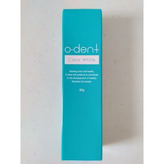 新品 オーデント クリアホワイト 30g o-dent(歯磨き粉)