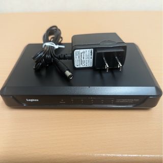 Logitec 5ポート スイッチングハブ LAN-GSW05/PHB(PC周辺機器)