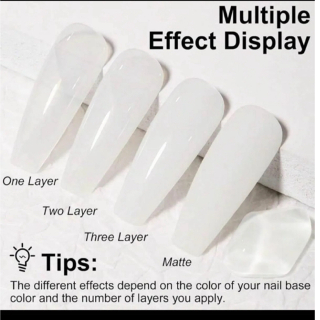 TOMICCA 大容量　ジェルネイル シアーカラー　乳白色　透明感　オフィス コスメ/美容のネイル(カラージェル)の商品写真