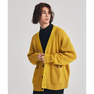 【LiNoH】10G BRIGHT KNIT CARDIGAN(カーディガン)