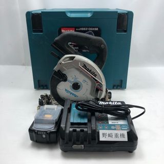 ◇◇MAKITA マキタ 丸のこ 充電器・充電池1個・ケース付 コードレス式 18v HS631DGXSB ブラック