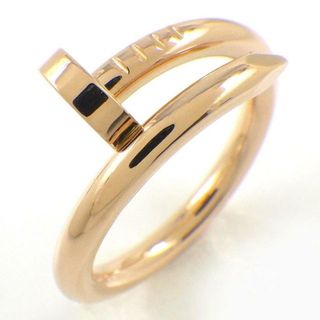 カルティエ(Cartier)のカルティエ Cartier リング ジュスト アン クル B4092500 釘モチーフ K18PG 12号 / #52 【中古】(リング(指輪))