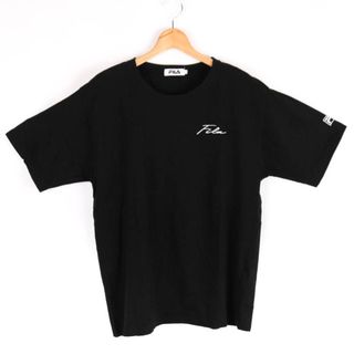 フィラ(FILA)のフィラ 半袖Ｔシャツ トップス ロゴT スポーツウエア 大きいサイズ メンズ LLサイズ ブラック FILA(Tシャツ/カットソー(半袖/袖なし))