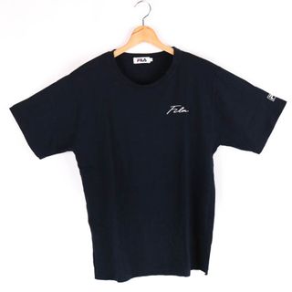 フィラ 半袖Ｔシャツ トップスワンポイントロゴスポーツウエア大きいサイズ メンズ LLサイズ ネイビー FILA