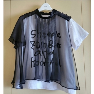サカイ(sacai)のsacai×MADSAKI 63800円 Chiffon Mix T-Shirt(Tシャツ(半袖/袖なし))