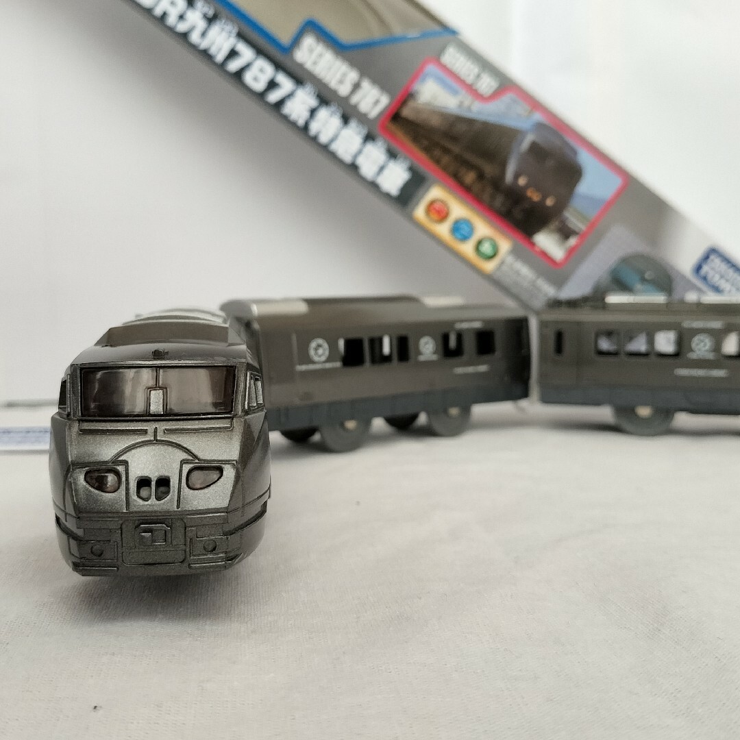 Takara Tomy(タカラトミー)のプラレール　S-20　JR九州　787系　特急電車　にちりん　かもめ　ありあけ キッズ/ベビー/マタニティのおもちゃ(電車のおもちゃ/車)の商品写真