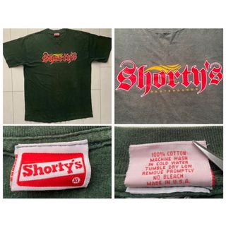 90s USA製 OLD SKATE SK8 SHORTY'S Tシャツ XL