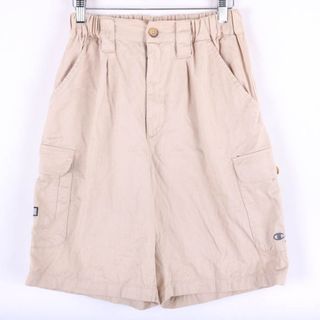 チャンピオン(Champion)のチャンピオン カーゴパンツ ボトムス ハーフパンツ アウトドアウエア レディース Mサイズ ベージュ Champion(ワークパンツ/カーゴパンツ)