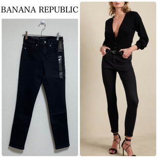 Banana Republic - 【新品タグ付】BANANA REPUBLICスキニージーンズ　黒　サイズ24