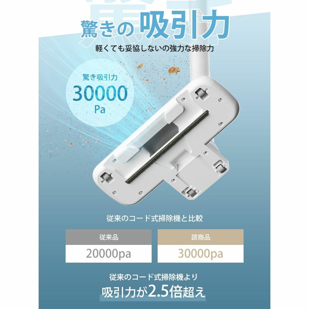 【人気商品】掃除機コード式 【2024革新モデル&30kpa強力吸引&超軽量 】 スマホ/家電/カメラの生活家電(その他)の商品写真