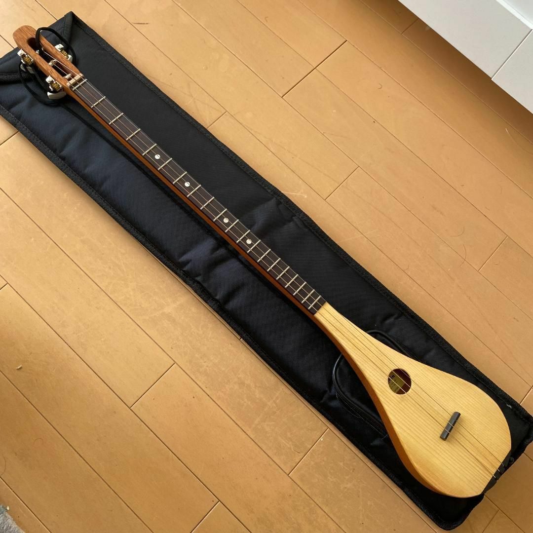 希少・新品　みんなの民族楽器 ミンミン MINMIN 簡単 ギター×三味線 楽器のギター(クラシックギター)の商品写真