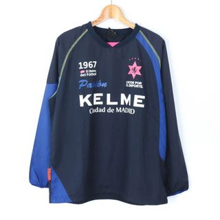 ケルメ ピステ ウィンドブレーカー サッカー フットサル スポーツウエア メンズ Mサイズ 紺×青×白 KELME(その他)