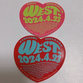 【まとめ売り】WEST AWARD ステッカー 