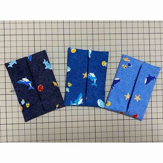 [30] ポケットティッシュケース　ハンドメイド　3枚セット(外出用品)