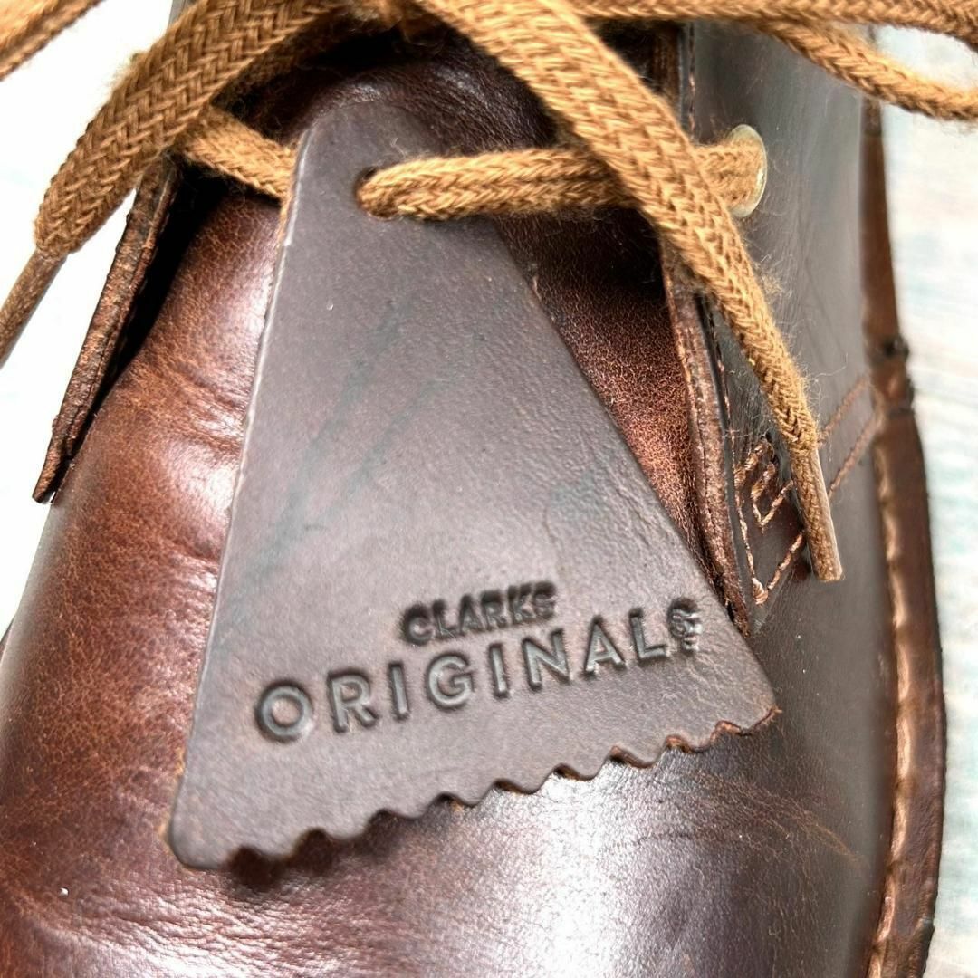 Clarks(クラークス)の新品 Clarks 名作 レザー デザートブーツ 25.5 オールレザー メンズの靴/シューズ(ブーツ)の商品写真