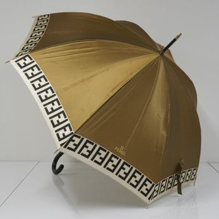 海外輸入】 60cm レディース 長傘 傘 ズッカ フェンディ ゴールド 海外輸入】 60cm レディース 長傘 傘 ズッカ フェンディ ゴールド