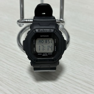 カシオ(CASIO)のEMODAエモダ  CASIO カシオ コラボ baby-G G-shock 黒(腕時計)