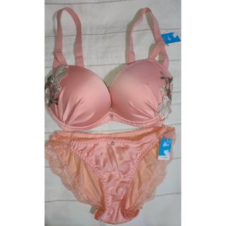 フランデランジェリー(fran de lingerie)のフランデランジェリー ブラジャー&ショーツ F70-M ピンク(ブラ&ショーツセット)