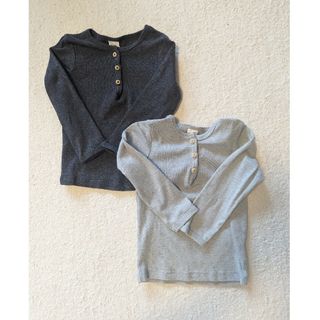 H&M - H&M　ベビー　長袖Tシャツ　2枚セット