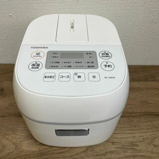 トウシバ(東芝)のTOSHIBA 東芝ジャー炊飯 RC-5MFM　2021年製(炊飯器)